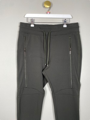 Mac Jeans str. 40 <br/> grønne bukser med snøre i taljen