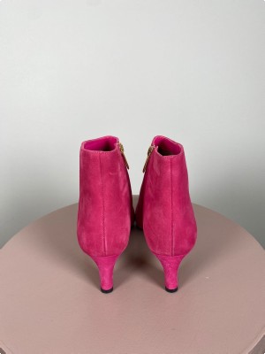 Roccamore str. 39 <br/> pink støvlet med hæl (incl. box)