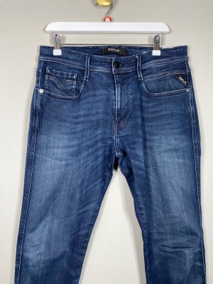 Replay str. 34 <br/> blå jeans