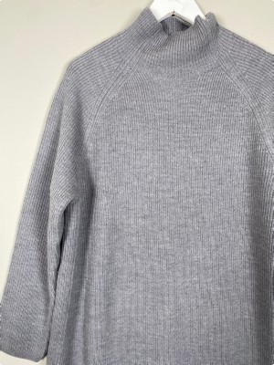 MaxMara str. M <br/> grå tunika i uld