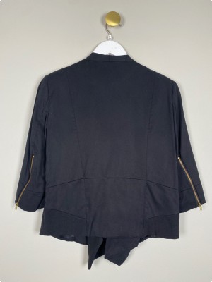 Selected Femme str. 36 <br/b> sort let blazer med 3/4 ærmer