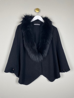 Uldahl <br/b> sort poncho