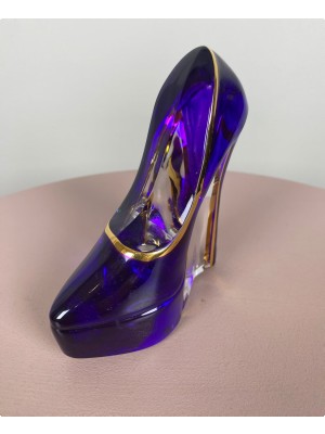 Kosta Boda glas skulptur <br/b> smuk stilethæl