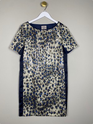 Baum und Pferdgarten str. 38 <br/b> mønstret kjole med palietter