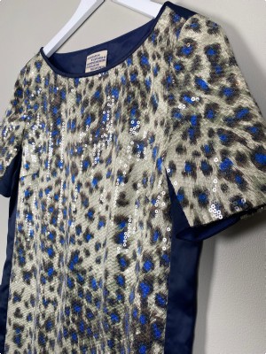 Baum und Pferdgarten str. 38 <br/b> mønstret kjole med palietter