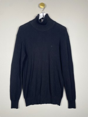 Clean Cut Copenhagen str. M <br/b> sort rullekravetrøje