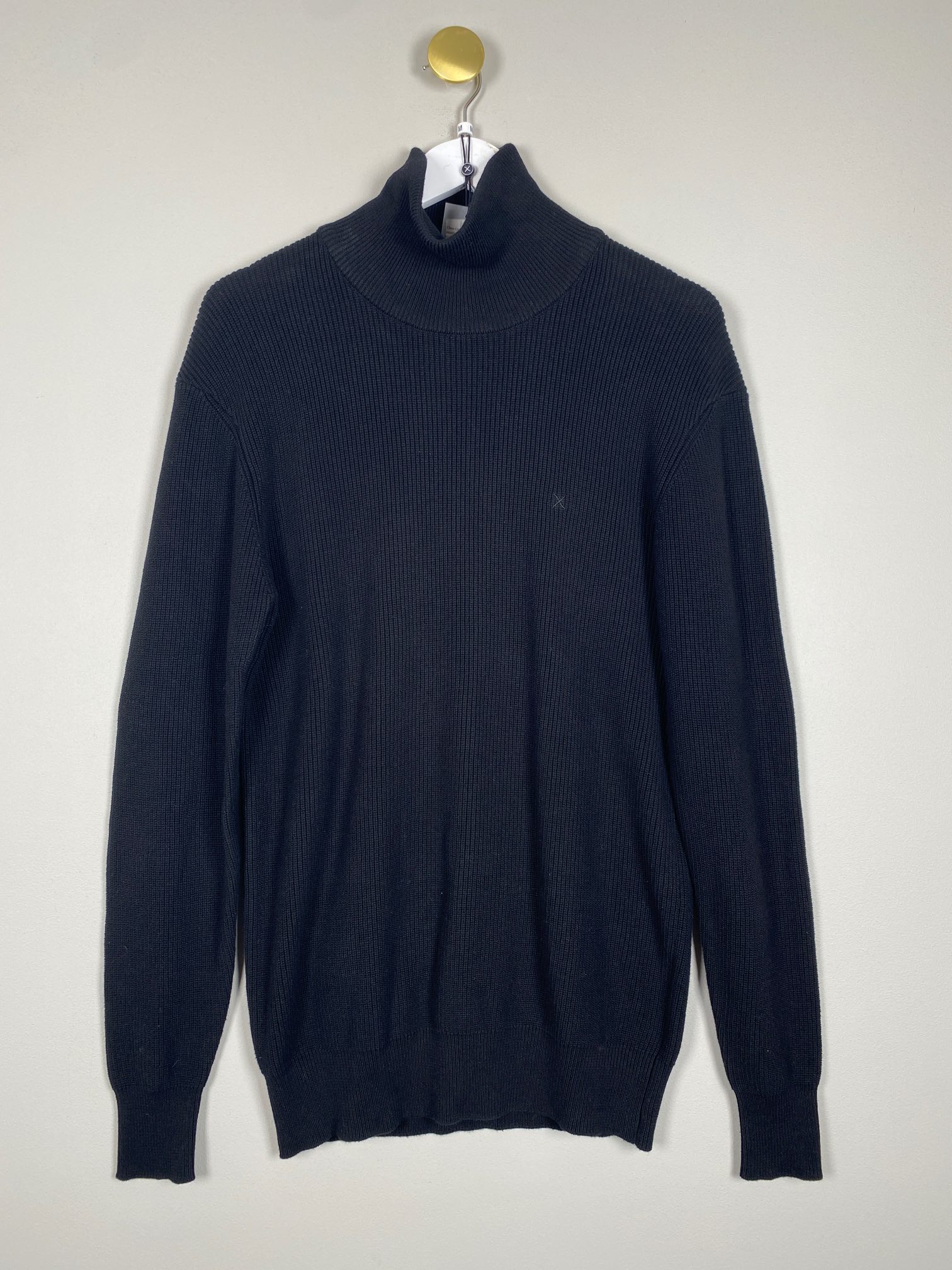 Clean Cut Copenhagen str. M <br/b> sort rullekravetrøje