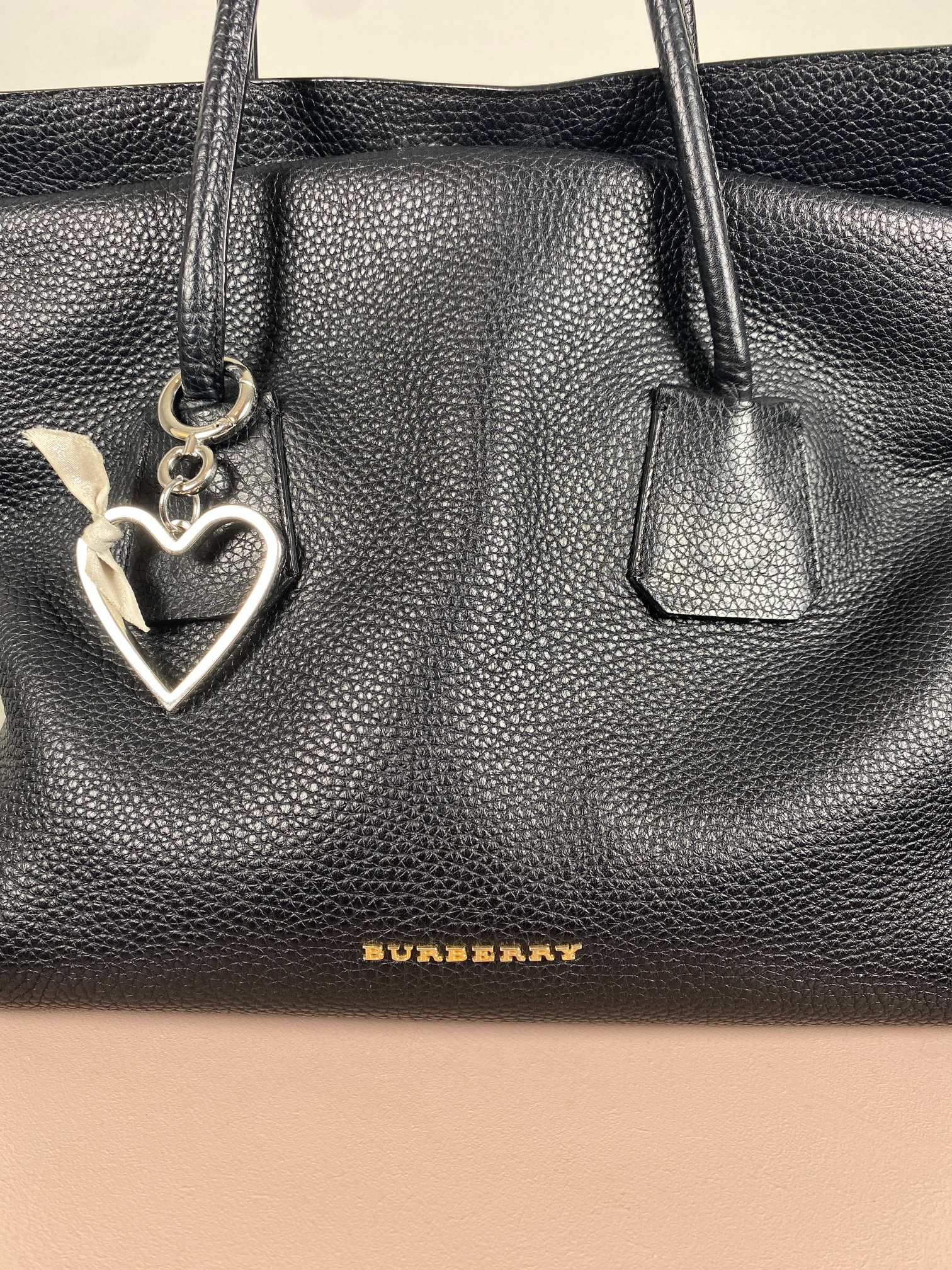 Burberry <br/b> Baynard Tote taske i sort - Billede 3