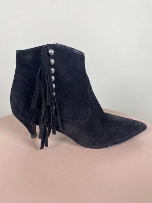 Saint Laurent str. 36,5 <br/> sort ankelstøvle (incl. box)