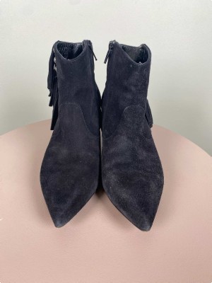 Saint Laurent str. 36,5 <br/> sort ankelstøvle (incl. box)