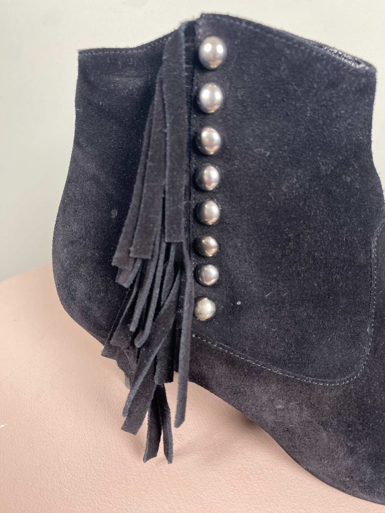 Saint Laurent str. 36,5 <br/> sort ankelstøvle (incl. box) - Billede 5