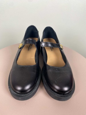 Shoe Biz CPH str. 37 <br/> sorte sko med rem