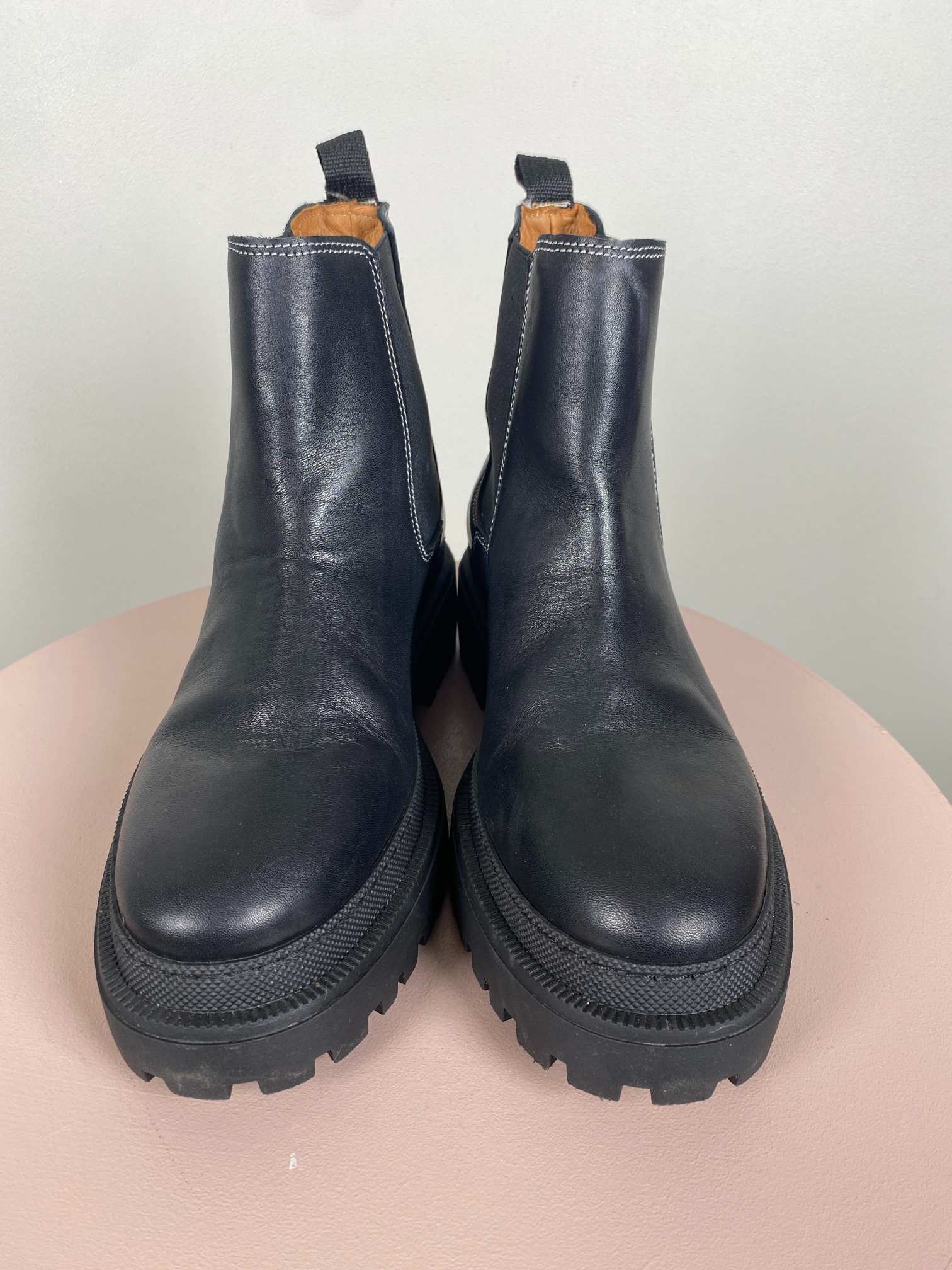 Shoe the Bear str. 38 <br/> Iona chelsea læderstøvle - Billede 2