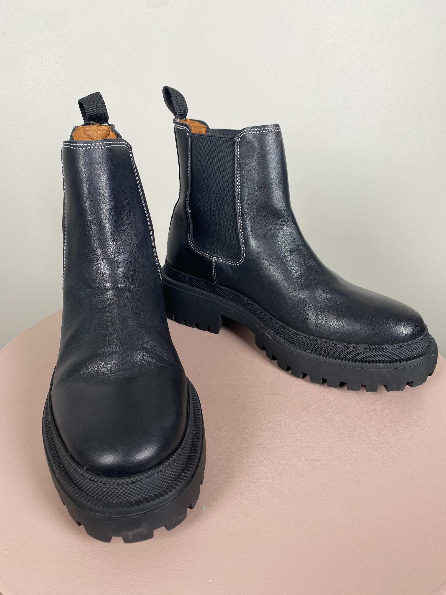 Shoe the Bear str. 38 <br/> Iona chelsea læderstøvle - Billede 4