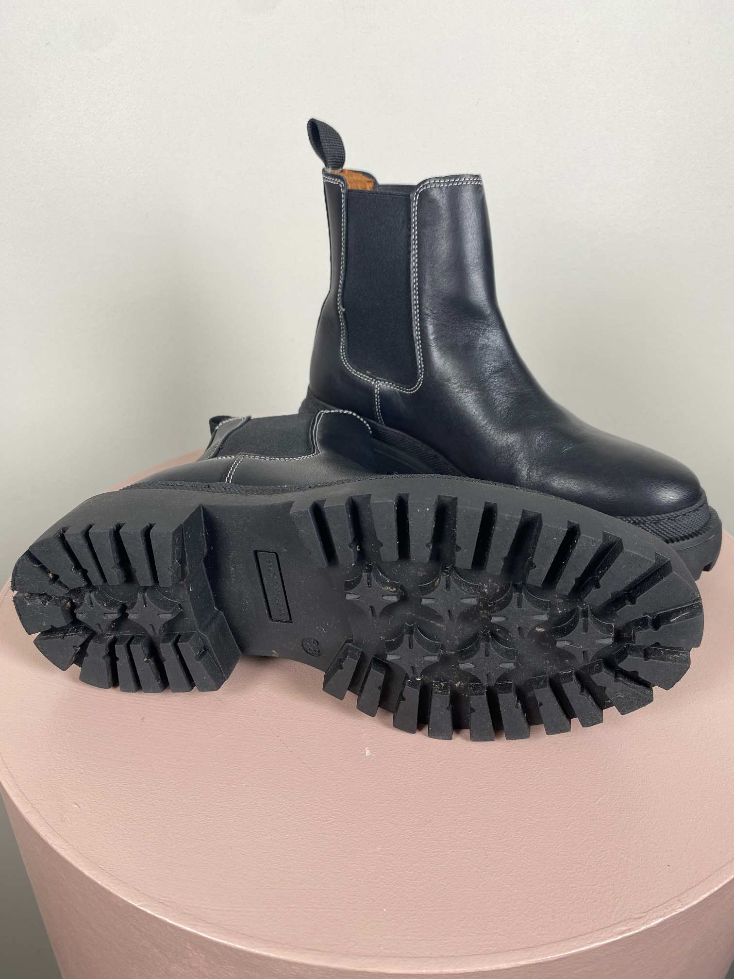 Shoe the Bear str. 38 <br/> Iona chelsea læderstøvle - Billede 3