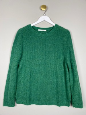 Sibin Linnebjerg str. M <br/> grøn strikbluse