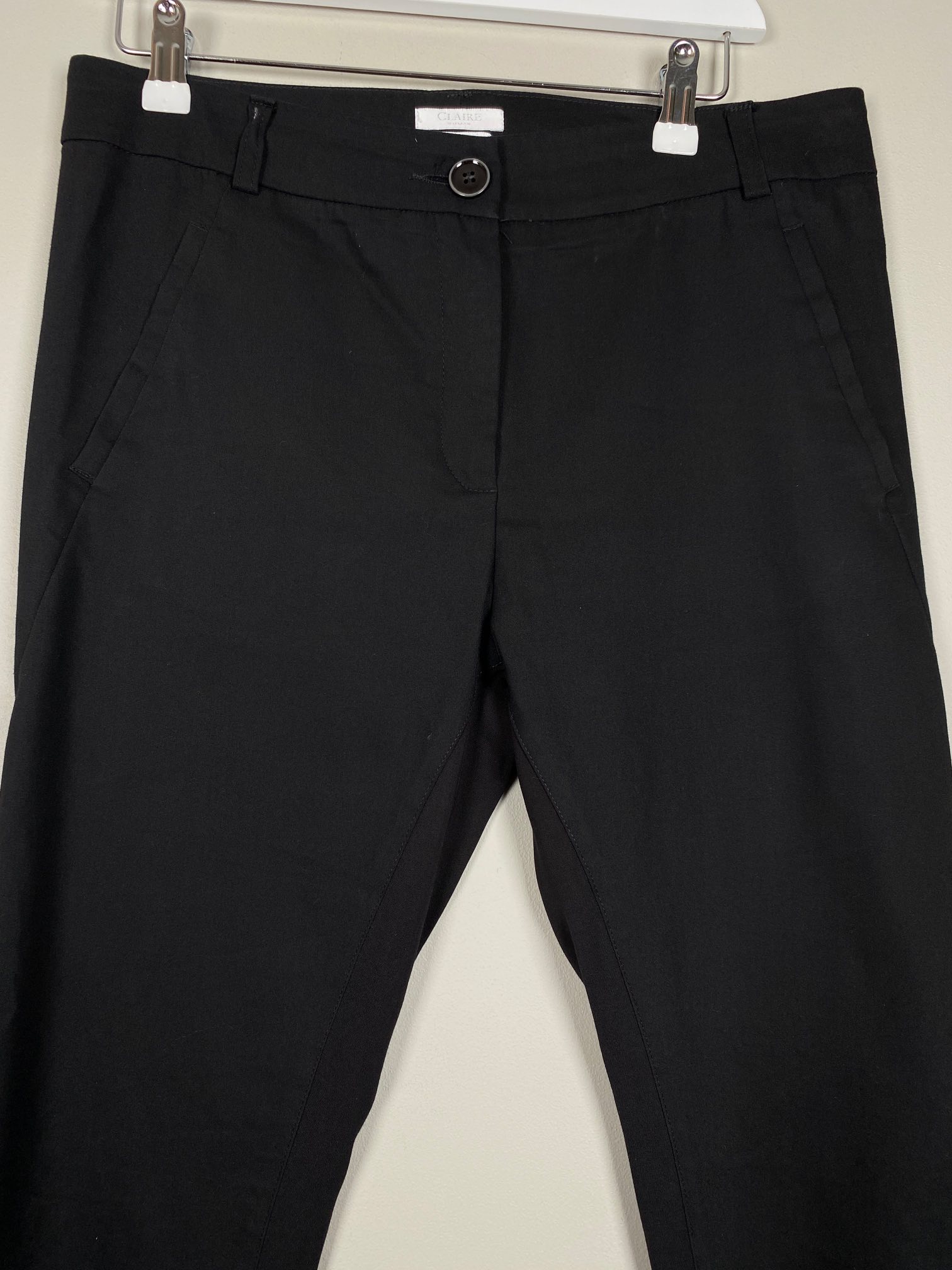 Claire str. 38 <br/> sorte bukser med stretch - Billede 2