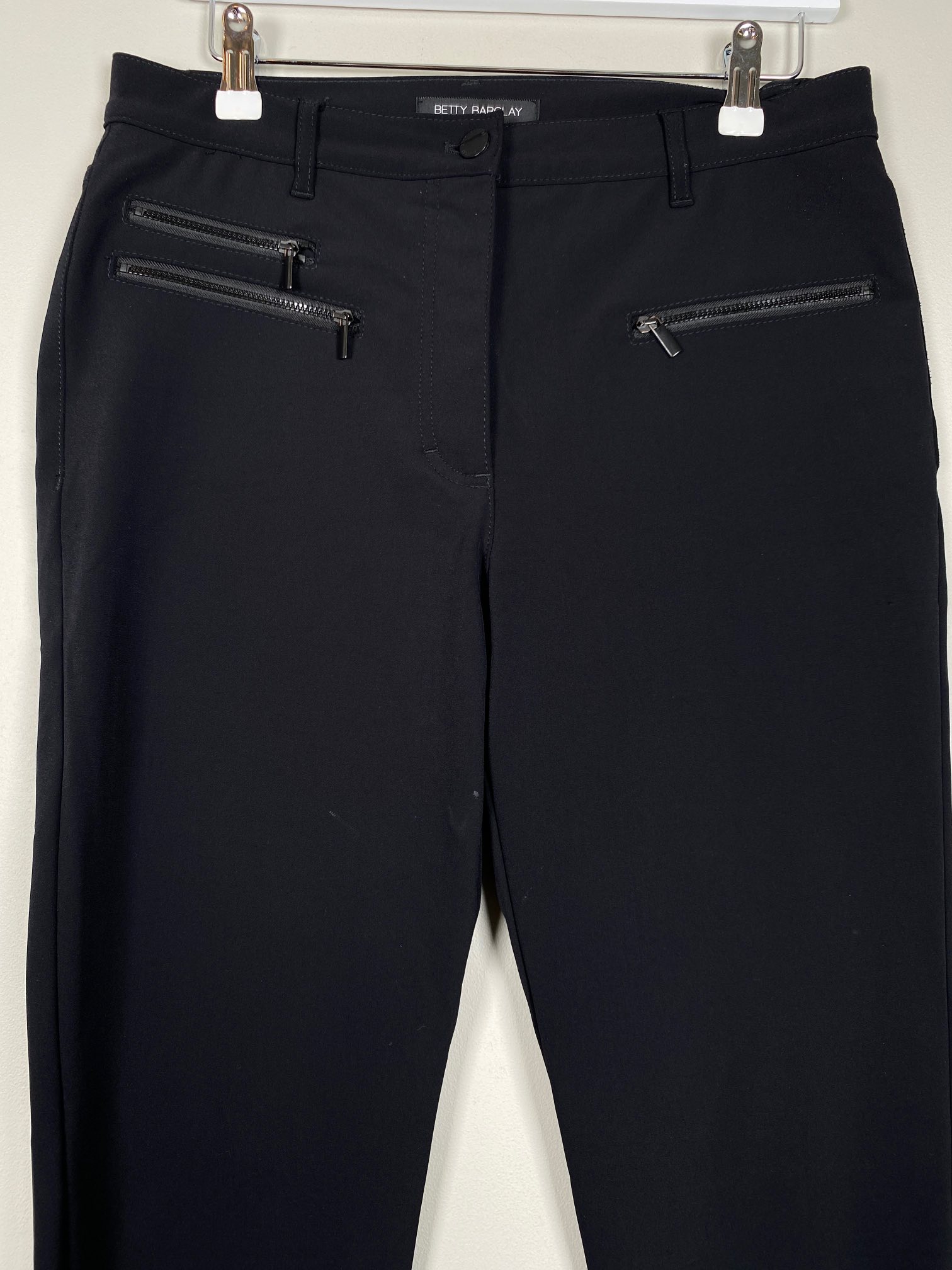 Betty Barclay str 38 <br/> sorte bukser - Billede 2