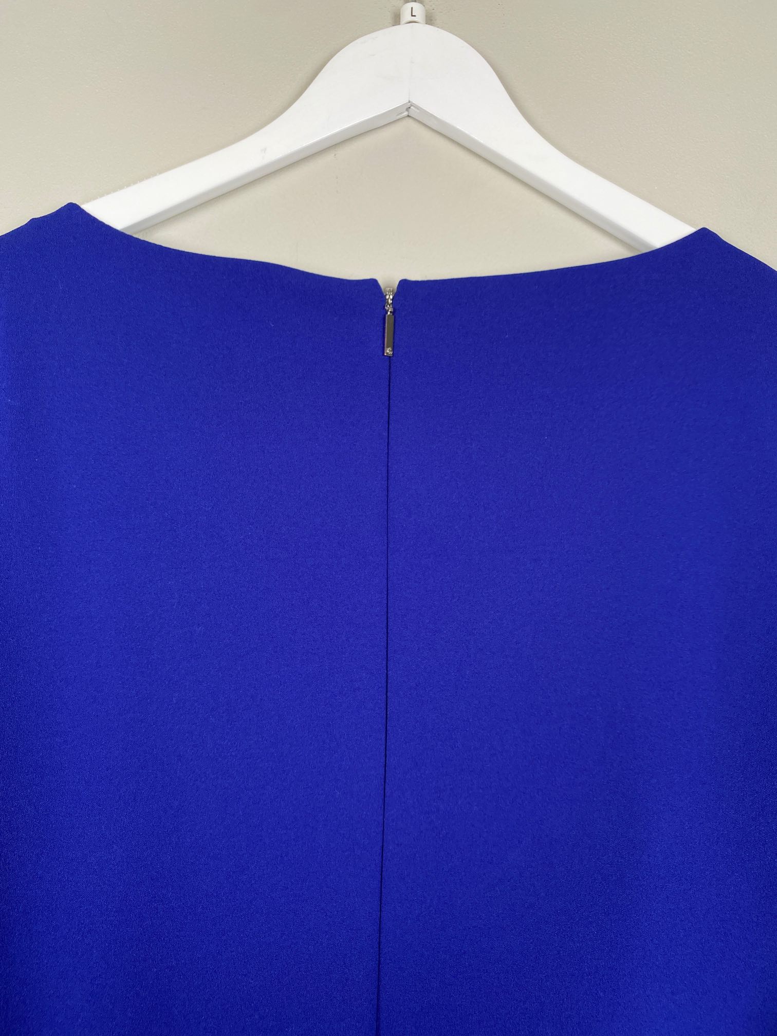 Lauren Ralph Lauren str. L <br/b> blå kjole med flæseærmer - Billede 3