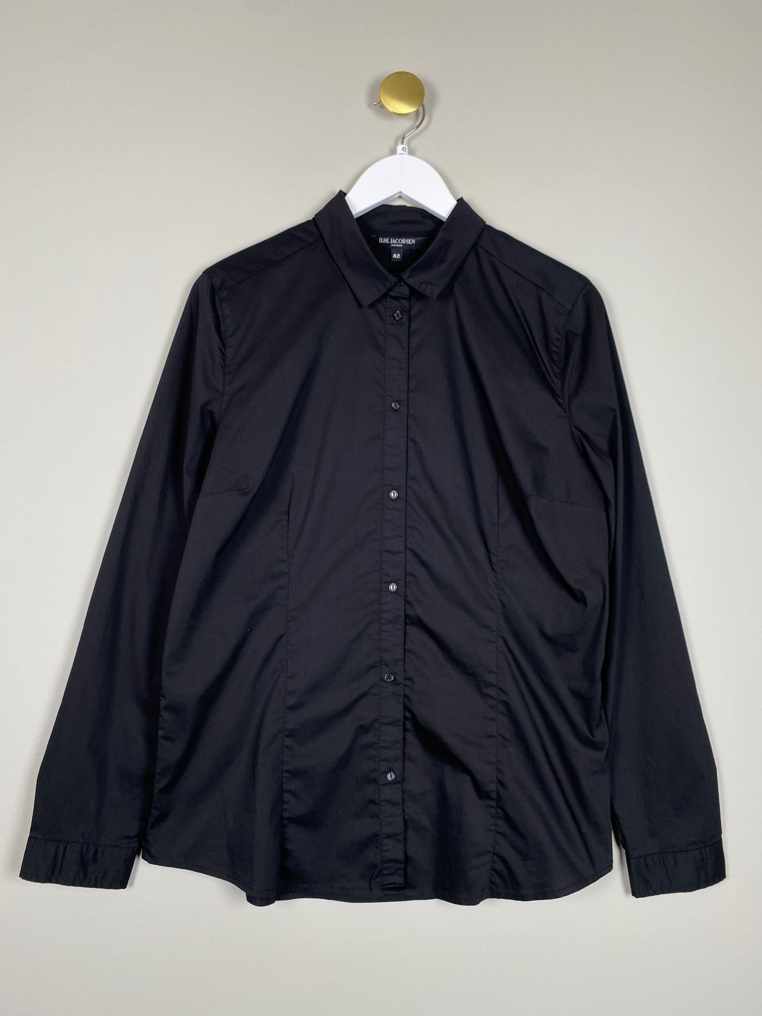 Ilse Jacobsen str. 42 <br/b> Sort skjorte