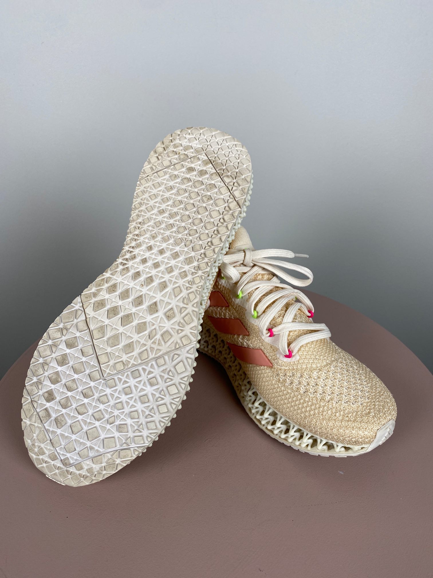 Addidas 4 D str. 40 <br/b> Creme sneakers - Billede 3
