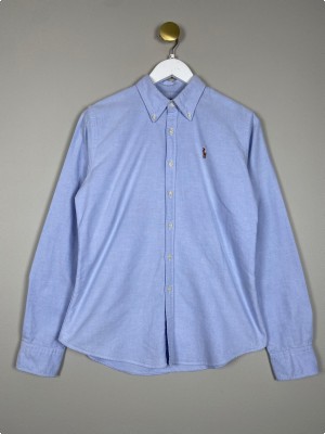 Ralph Lauren str. M <br/b> Lyseblå skjorte