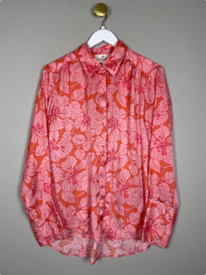 Karmamia str. L <br/b> Rosa orange skjorte