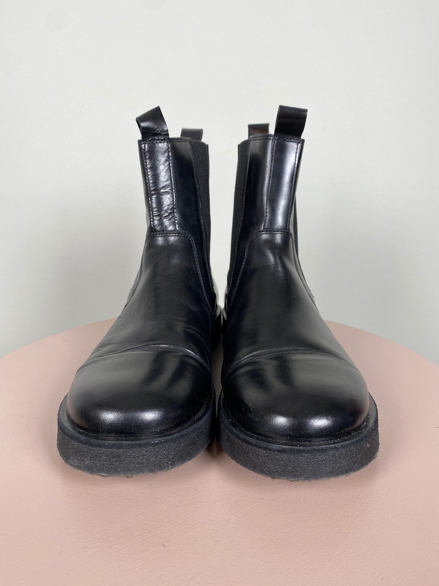 Angulus str. 39 <br/> sort ankelstøvle - Billede 2