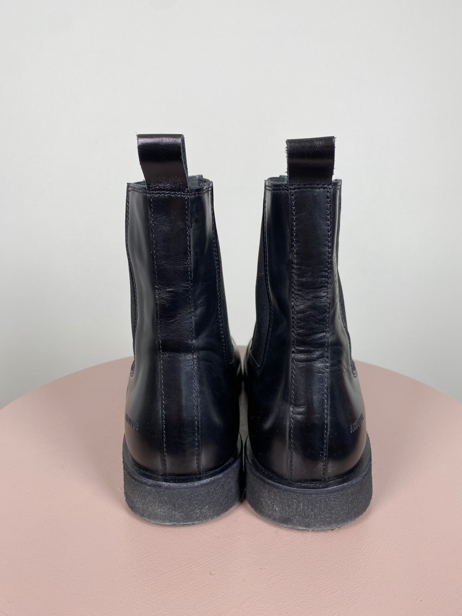 Angulus str. 39 <br/> sort ankelstøvle - Billede 4