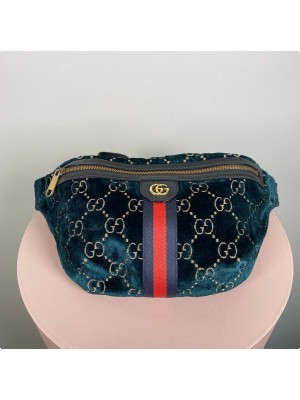 Gucci velvet bumbag, grøn
