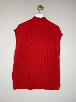 Part two str. XS <br/> Rød vest strik