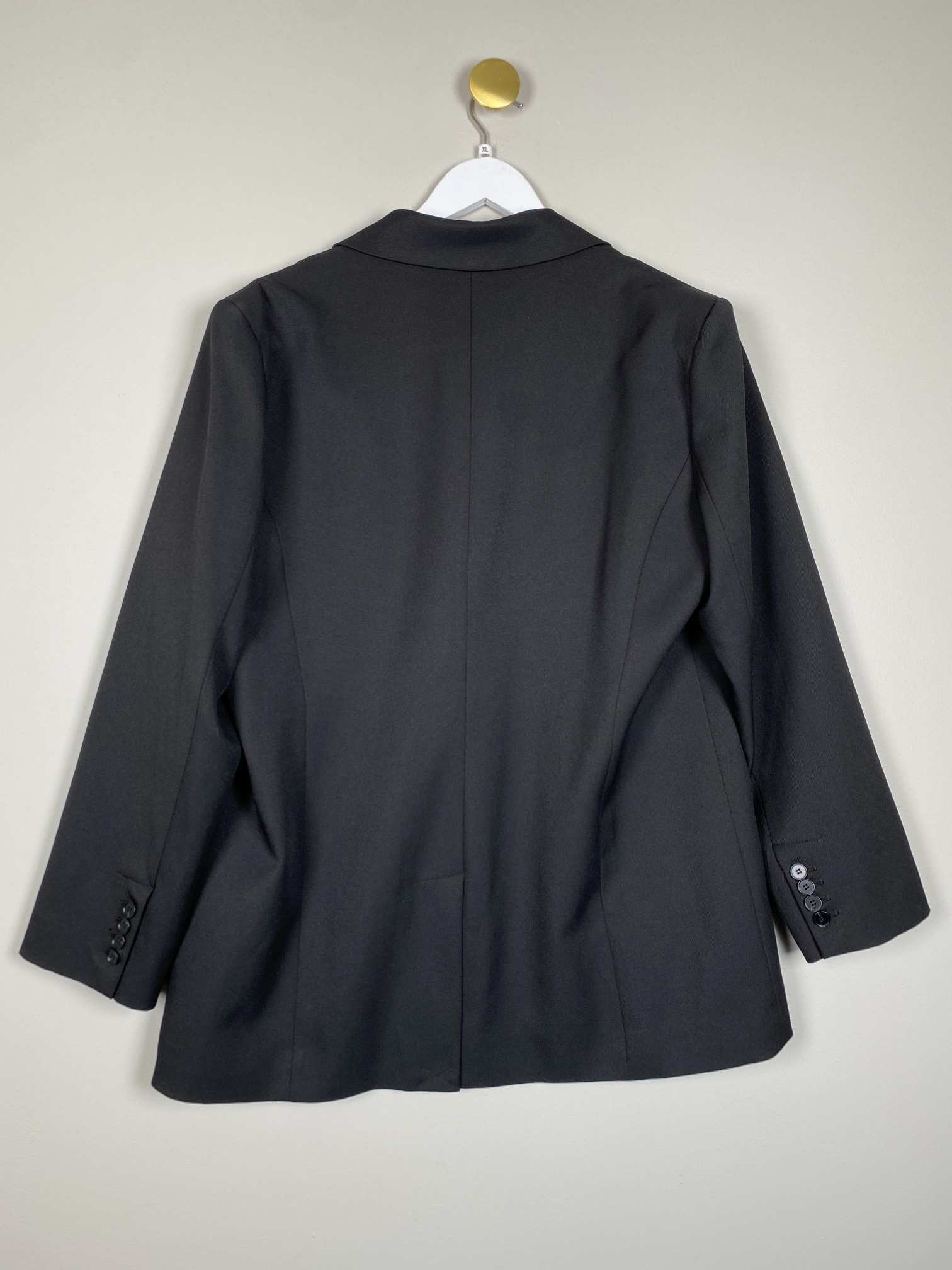 Haute L'Amitié str. XL <br/> sort blazerjakke - Billede 3