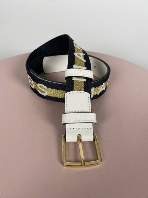 Marc Jacobs bælte <br/b> sort og guld