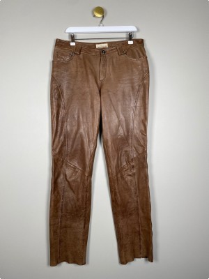 Rock'n Blue str. 40 <br/> brune skindbukser