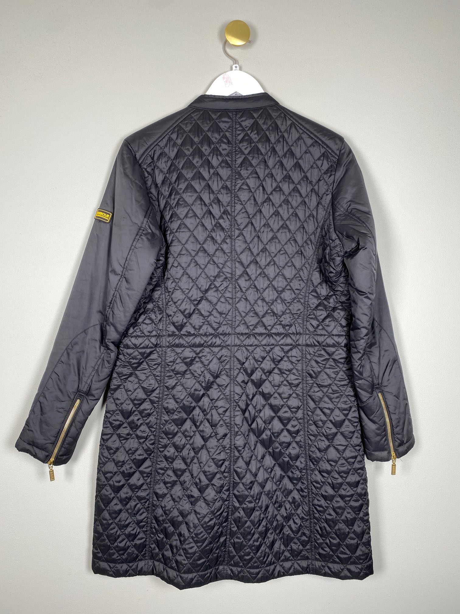 Barbour str. M <br/> sort quiltet jakke - Billede 3