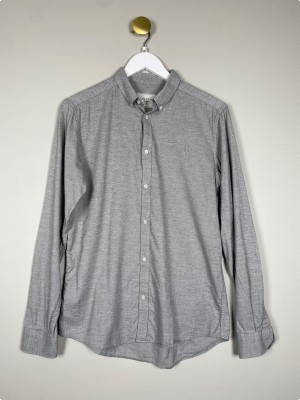 Les Deux str. S <br/> gråmeleret skjorte