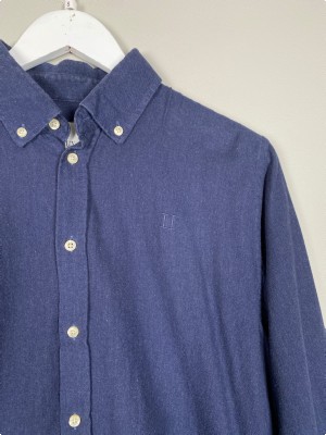 Les Deux str. S <br/> mellemblå skjorte