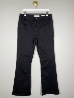Pieszak str 30 <br/> sorte jeans med brede ben
