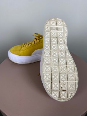 Puma str. 38 <br/> gul nubruk sneakers