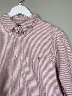 Ralph Lauren str. XL <br/b> lyserød skjorte