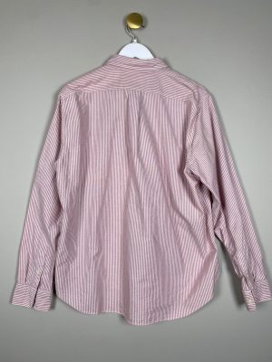 Ralph Lauren str. XL <br/b> lyserød stribet skjorte