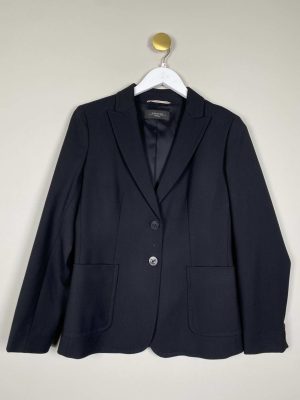 Weekend str. M <br/> sort blazer jakke