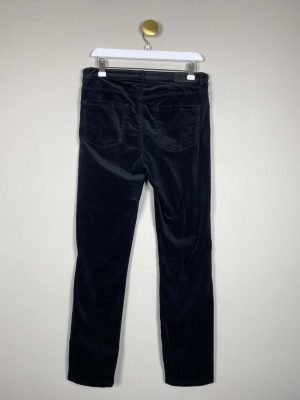 Marccain str. S <br/> sort velour jeans
