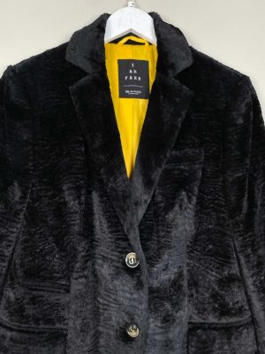 Sand I AM FAKE str. 40 <br/> Frakke fake fur