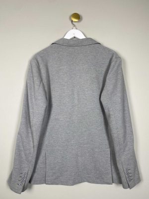 Selected Homme str. L <br/> lys grå vaffelvævet blazer