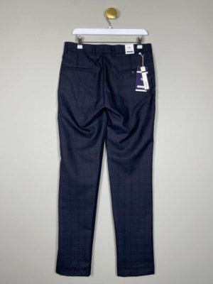 Blue Buddha str. 32 <br/> koksgrå ternet buks