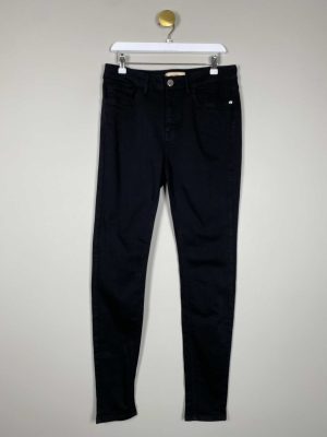 Mos Mosh str. 38 <br/> sort lærreds buks