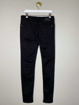 Mos Mosh str. 38 <br/> sort lærreds buks