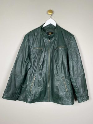 No. 1 by Ox str. 52 <br/> grøn læderjakke