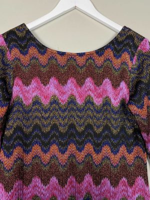 Peppercorn str. S <br/> lang pink glimmerkjole